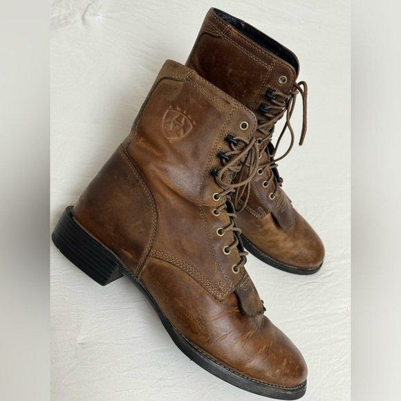 Ariat Distressed Heritage Lacer Mens Western Boots Size 10.5D (10001988) 32535 main image 9